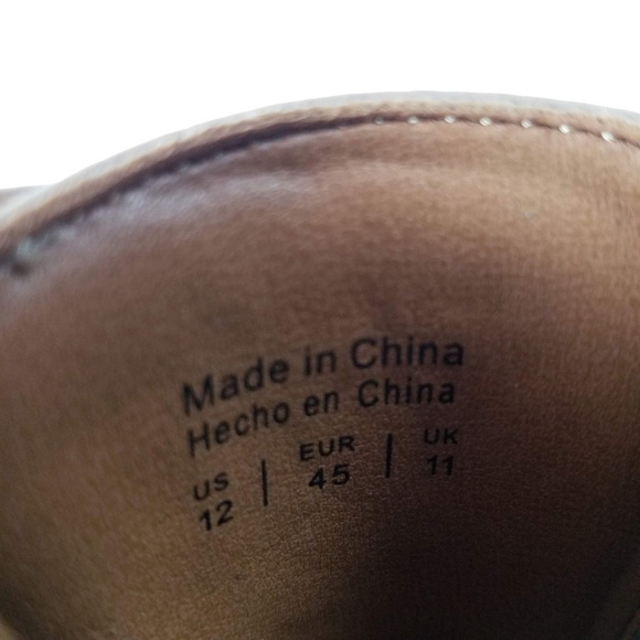 Call It Spring Mens Oxford Shoes Size 12 Beige Tan - Picture 6 of 7